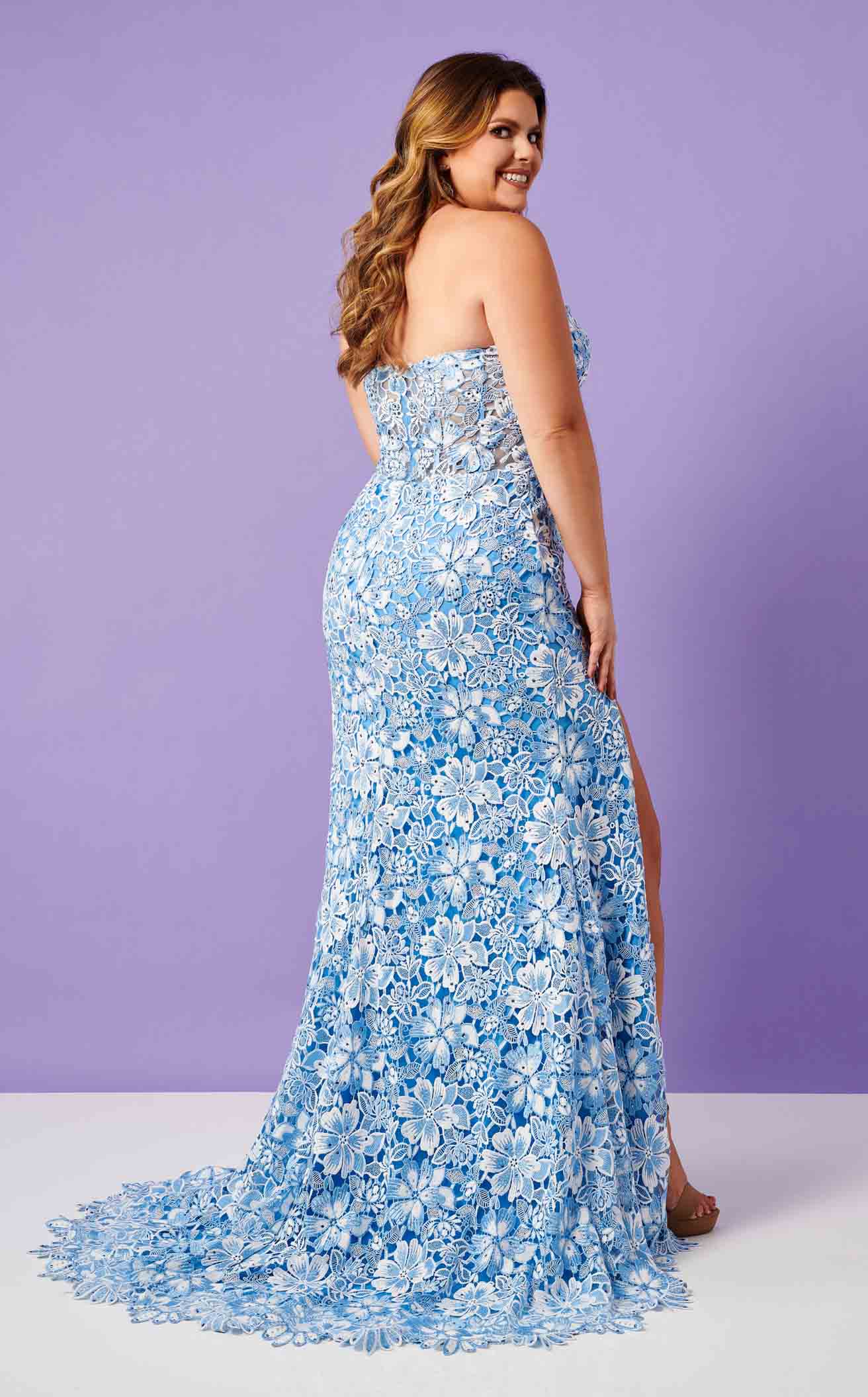 Rachel Allan 70288W Dress - Image 4