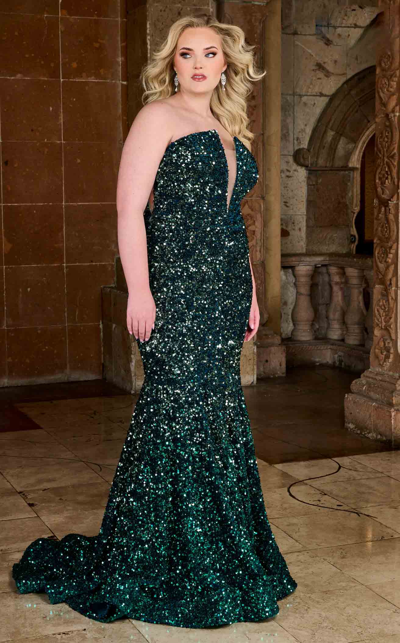 Rachel Allan 70293W Dress