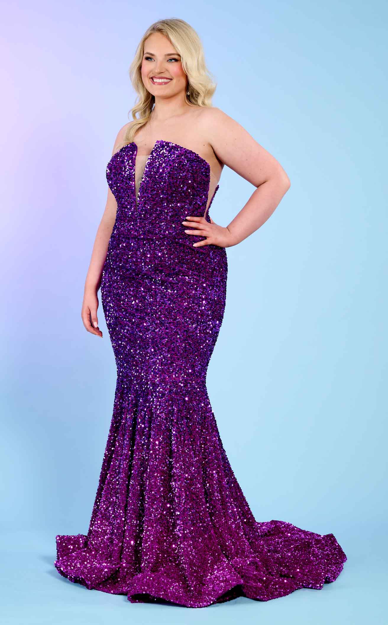 Rachel Allan 70293W Dress - Image 3
