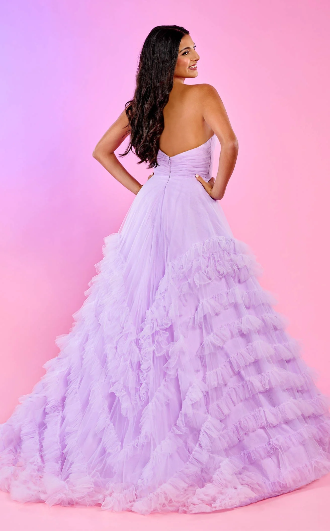 Rachel Allan 70490 Dress - Image 8