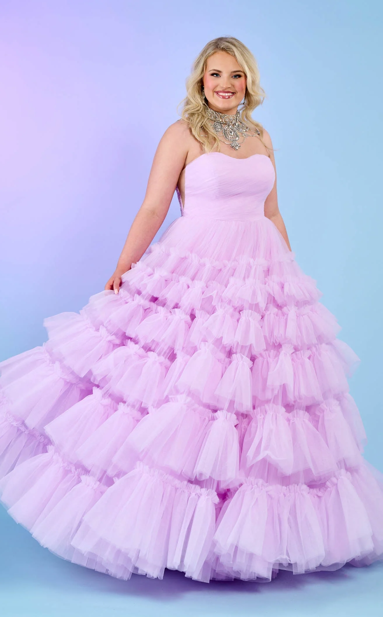 Rachel Allan 70503W Dress - Image 3