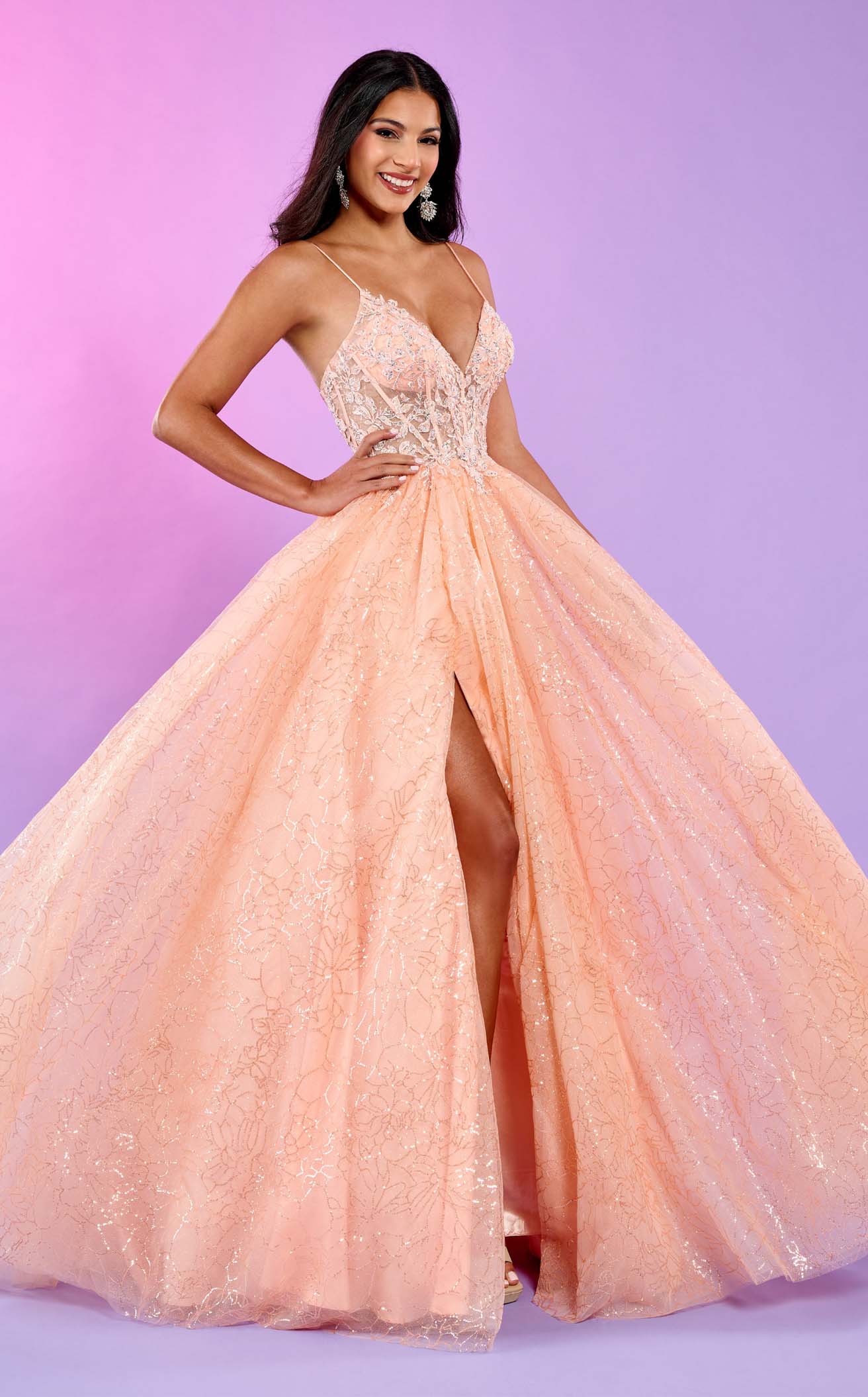 Rachel Allan 70510 Dress - Image 6