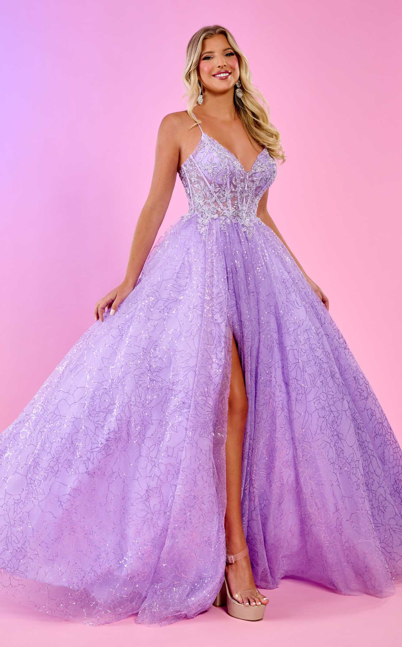 Rachel Allan 70510 Dress - Image 7