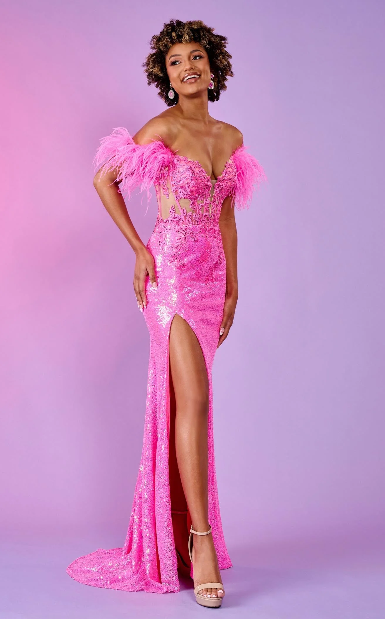Rachel Allan 70524 Dress - Image 2