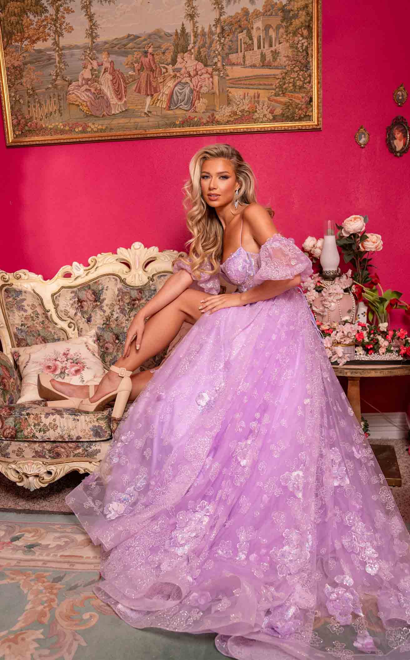 Rachel Allan 70557 Dress - Image 8