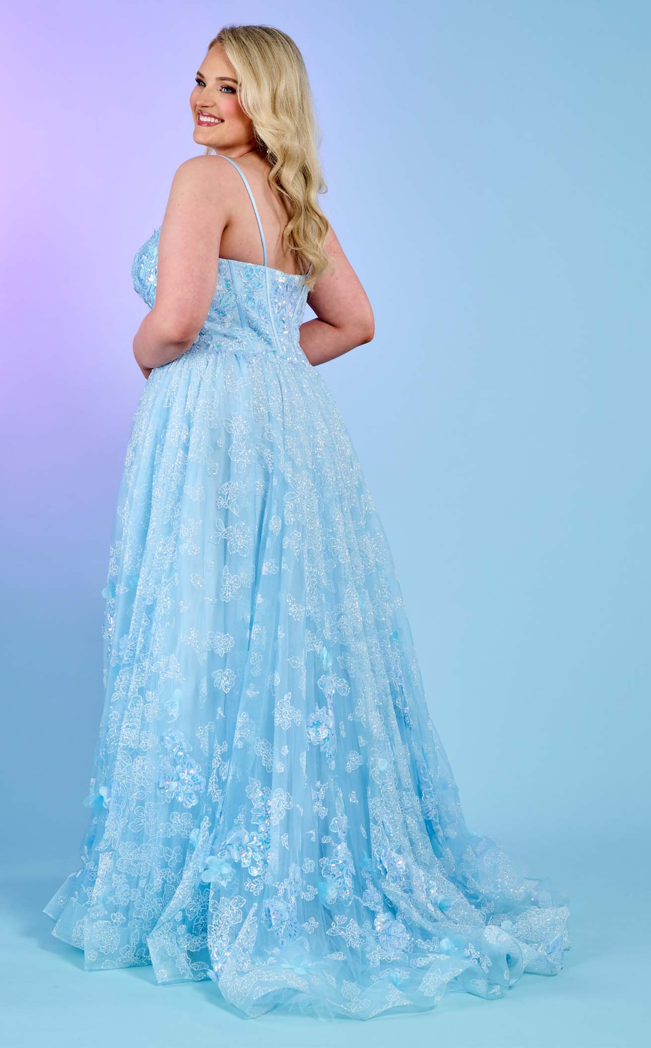 Rachel Allan 70557W Dress - Image 10