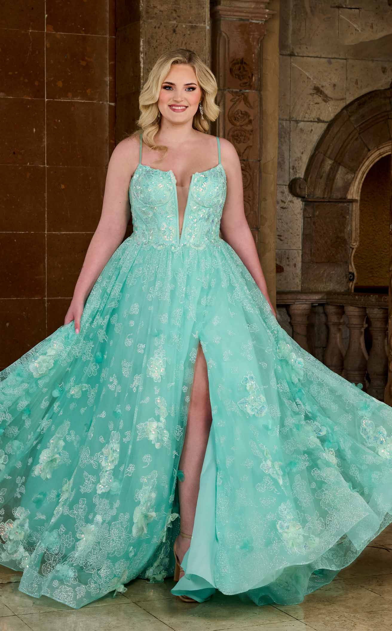 Rachel Allan 70557W Dress - Image 2