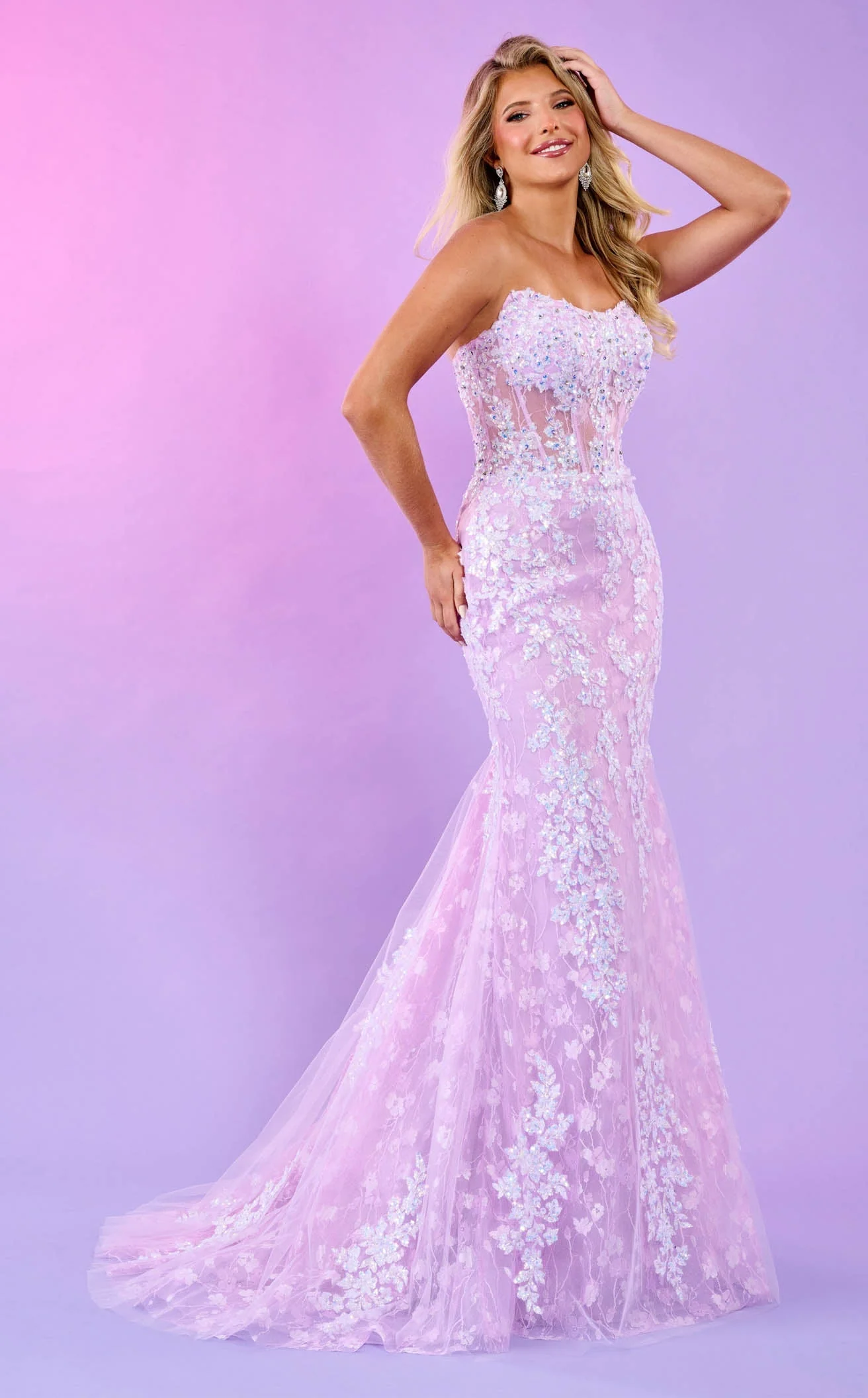 Rachel Allan 70566 Dress - Image 3