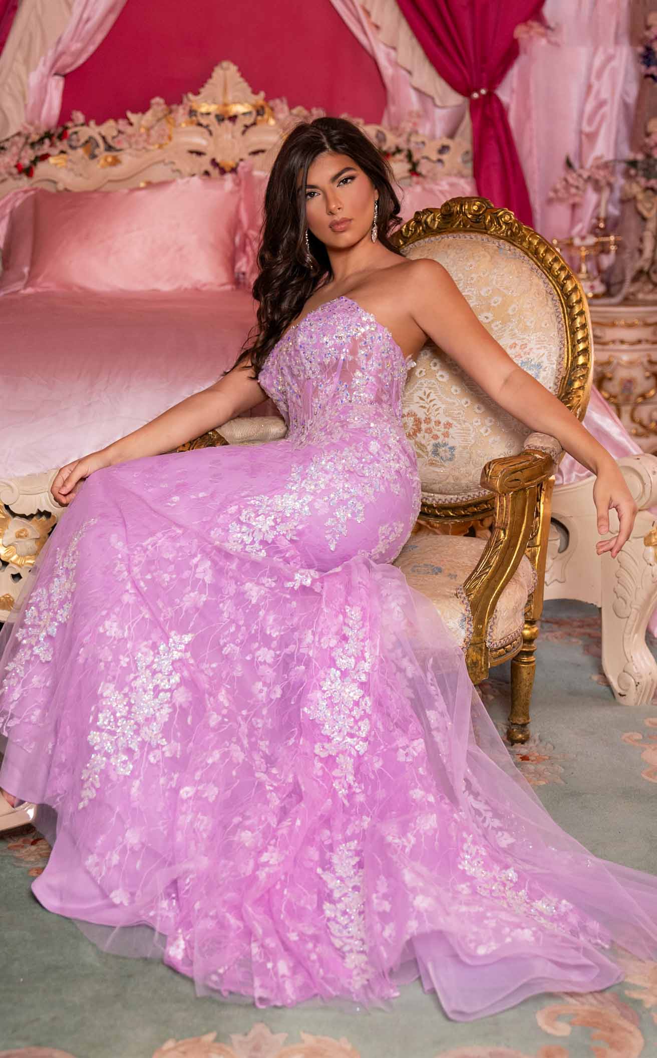 Rachel Allan 70566 Dress - Image 5