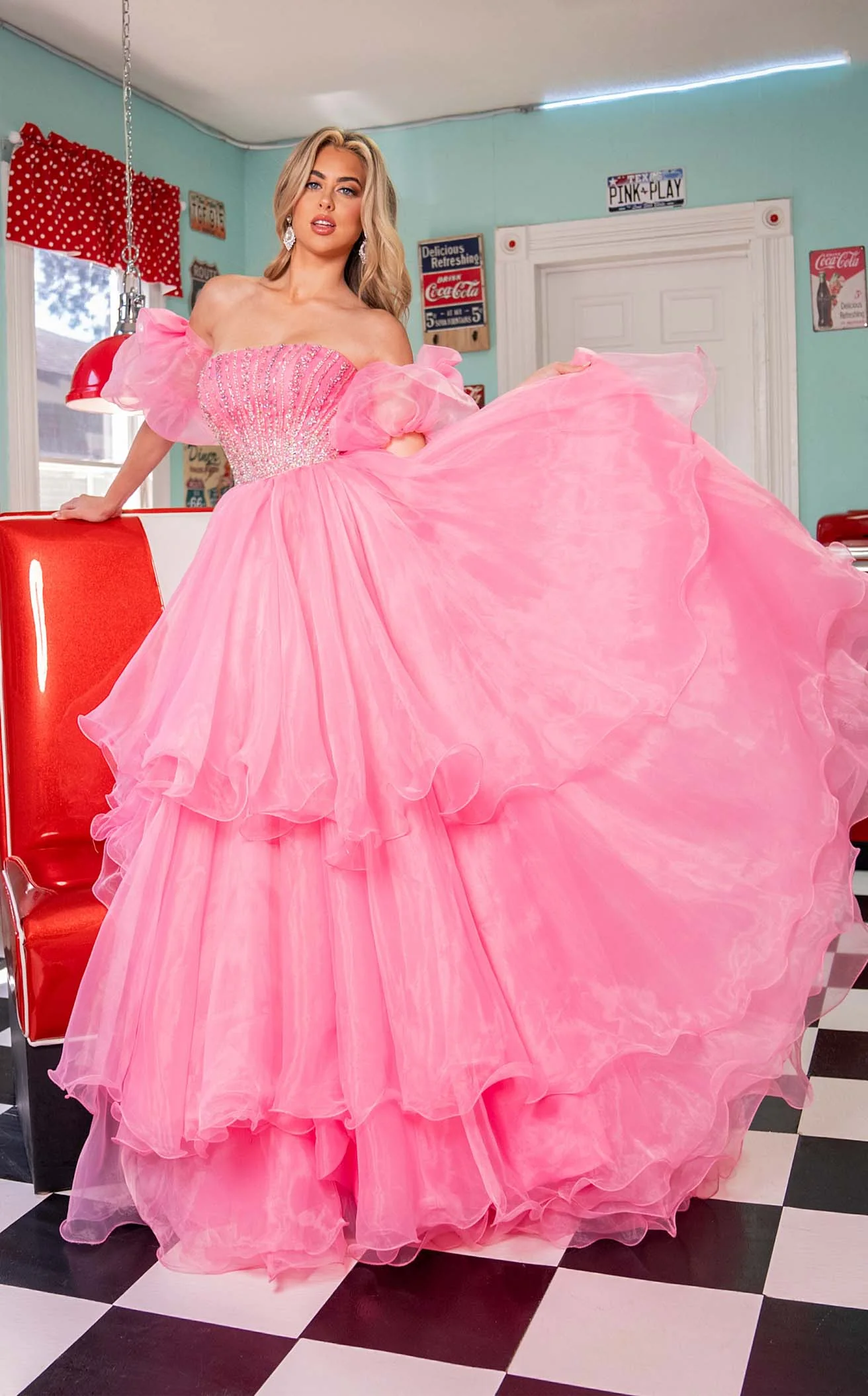 Rachel Allan 70570 Dress - Image 3