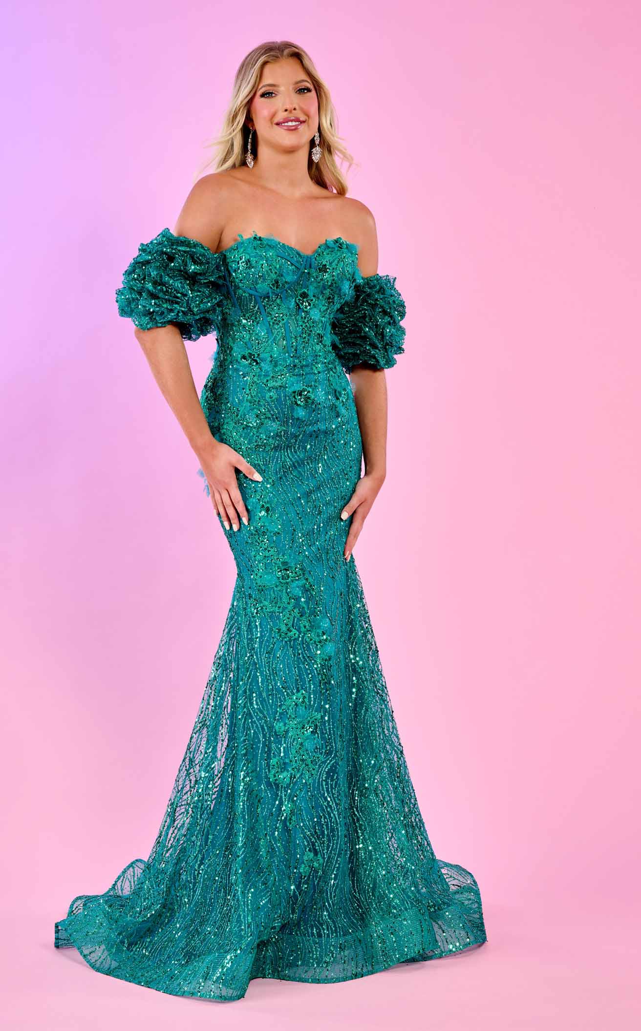 Rachel Allan 70580 Dress - Image 5