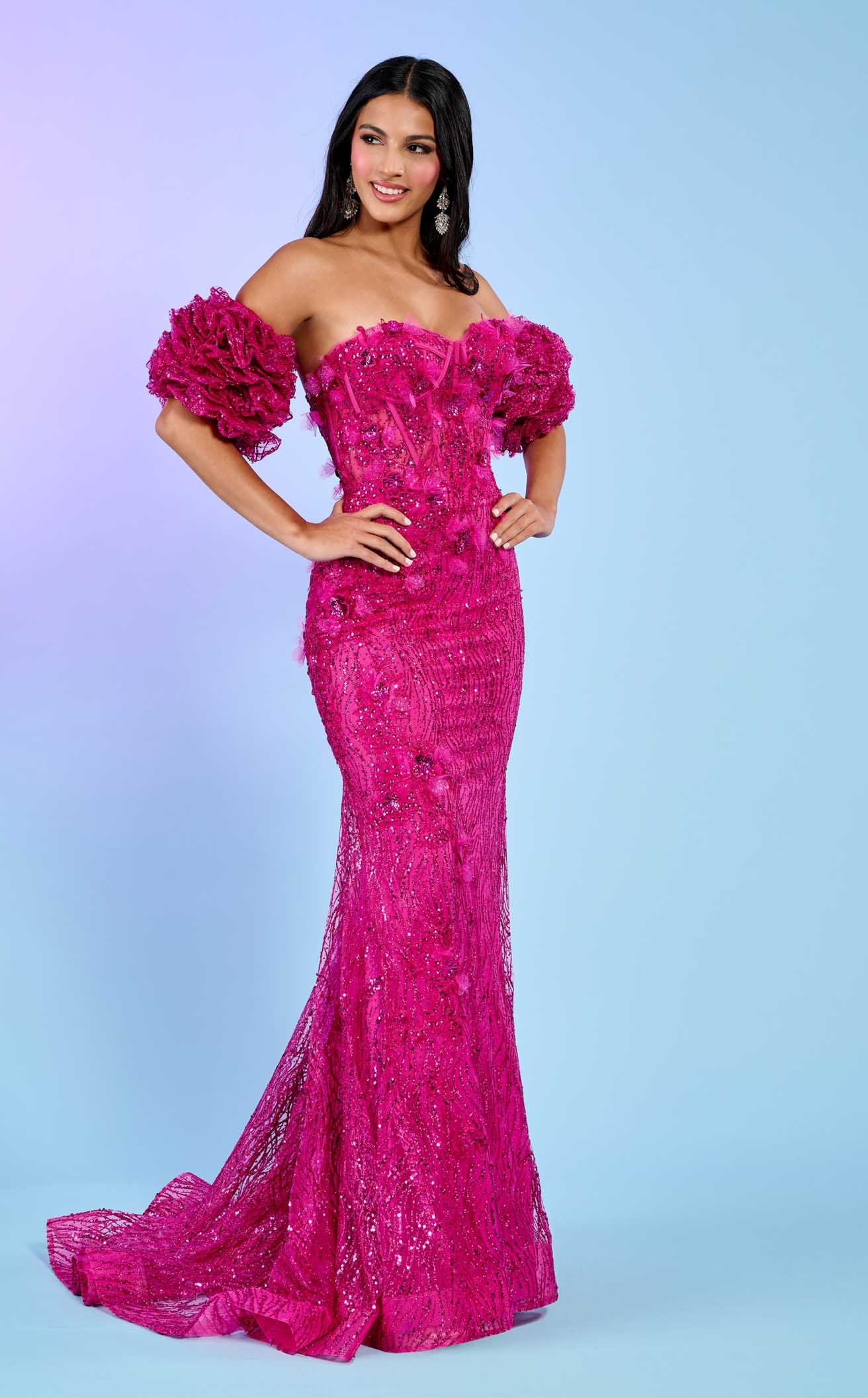 Rachel Allan 70580 Dress - Image 9