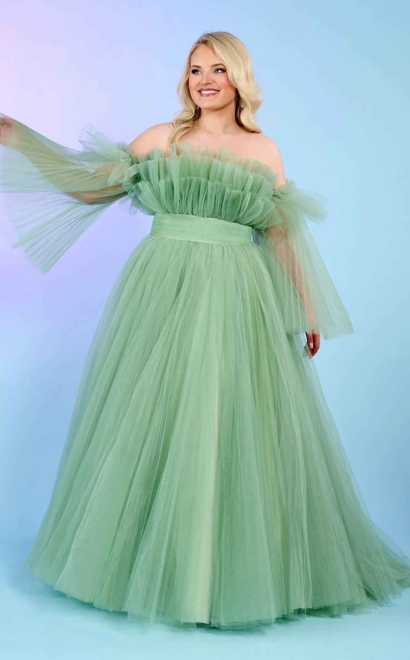 Rachel Allan 70583W Dress - Image 4