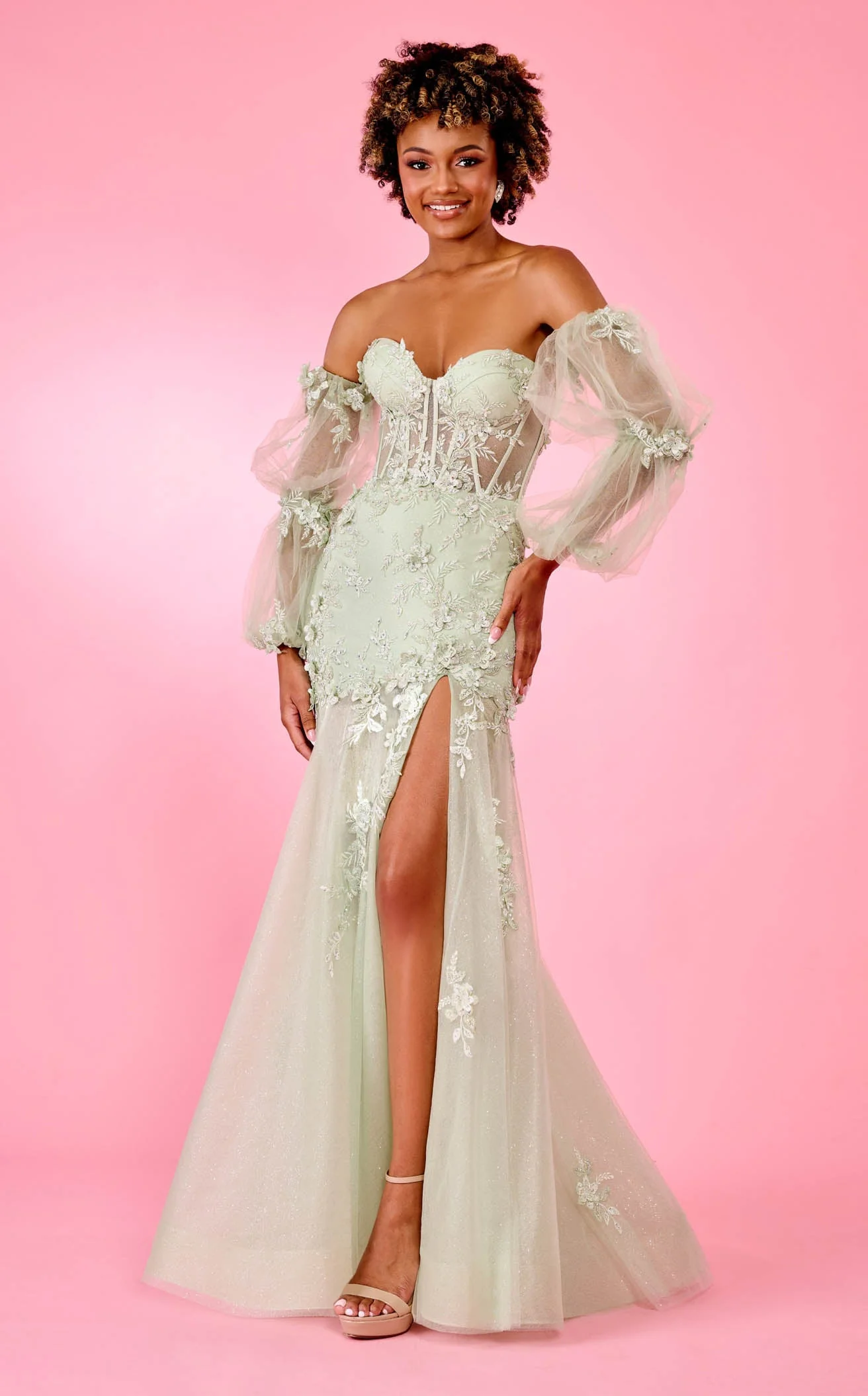 Rachel Allan 70588 Dress - Image 4