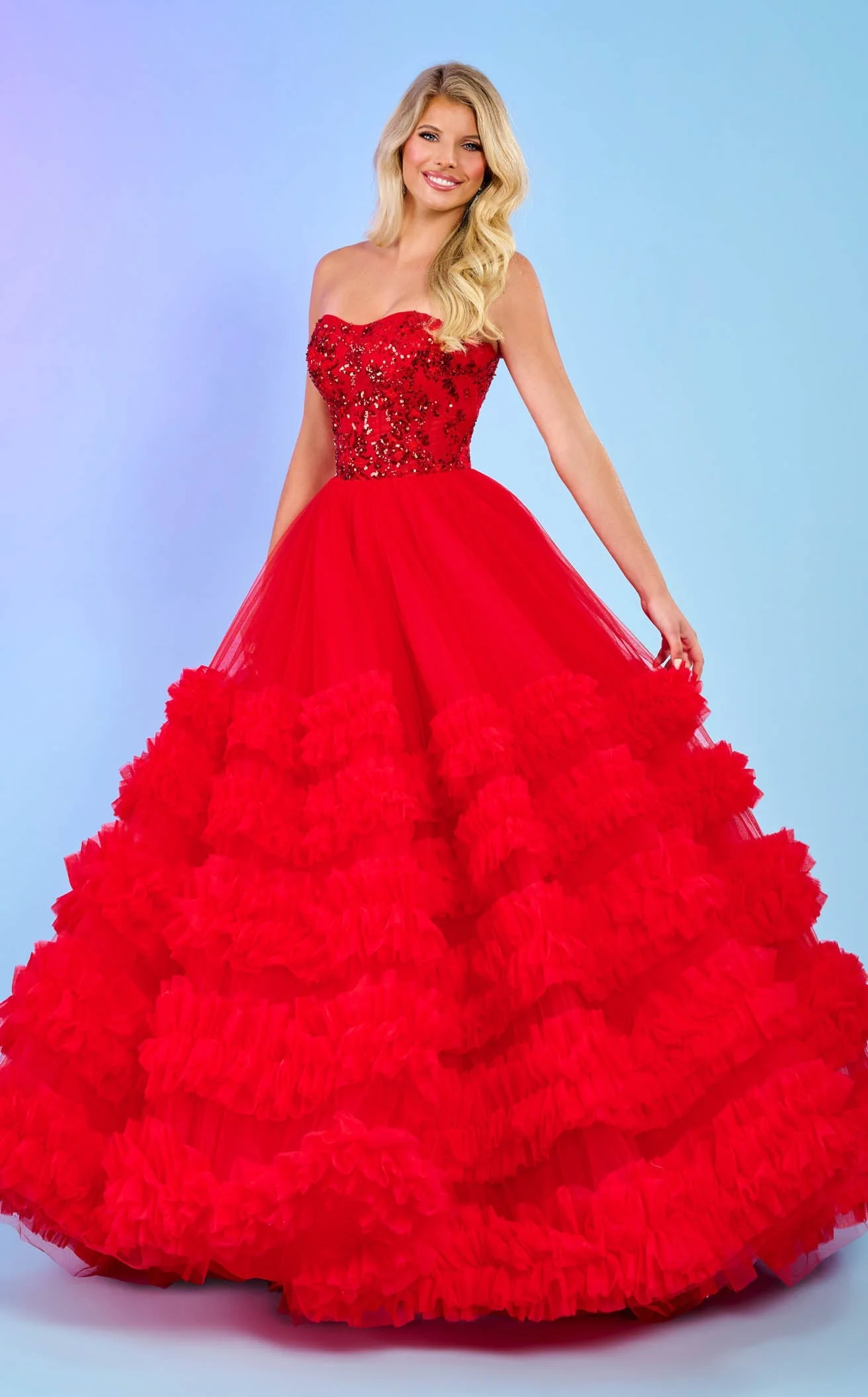 Rachel Allan 70621 Dress - Image 2