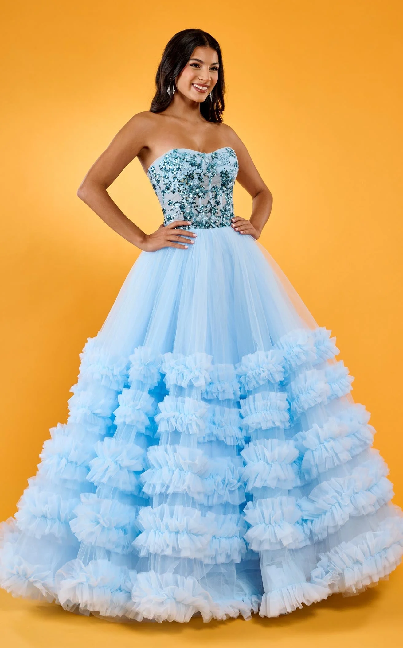 Rachel Allan 70621 Dress - Image 4
