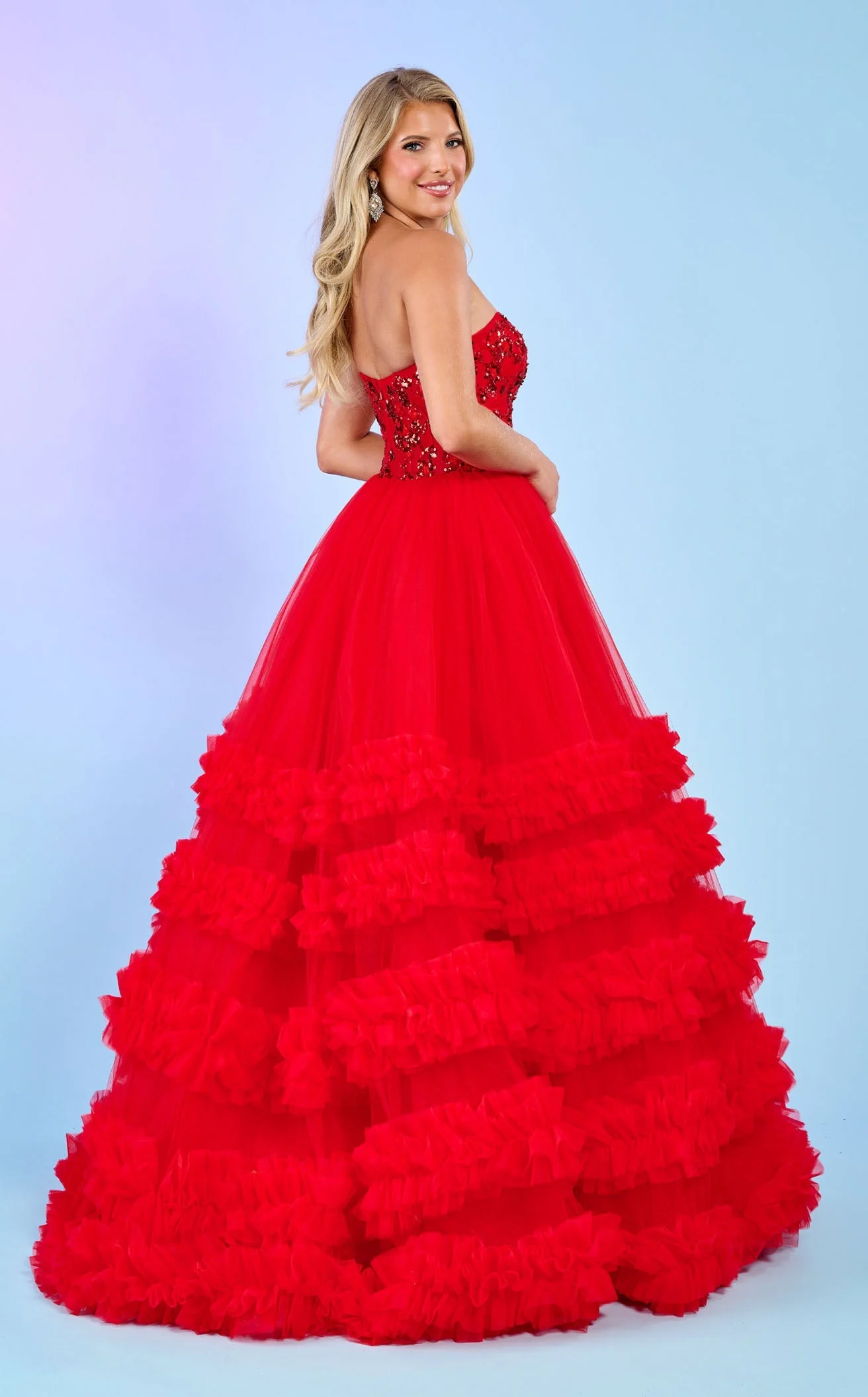 Rachel Allan 70621 Dress - Image 7