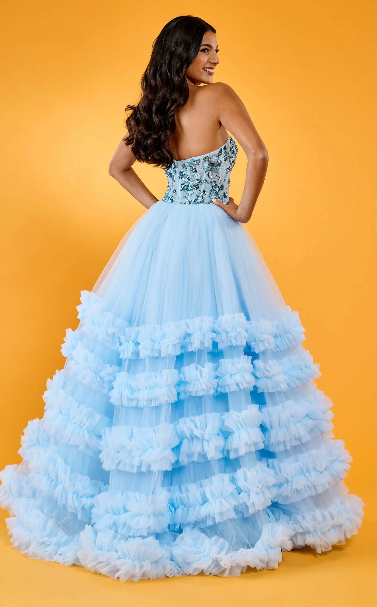 Rachel Allan 70621 Dress - Image 8