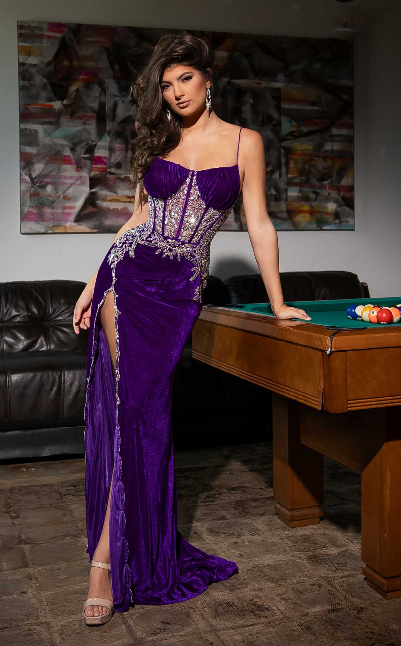 Rachel Allan 70642 Dress - Image 7