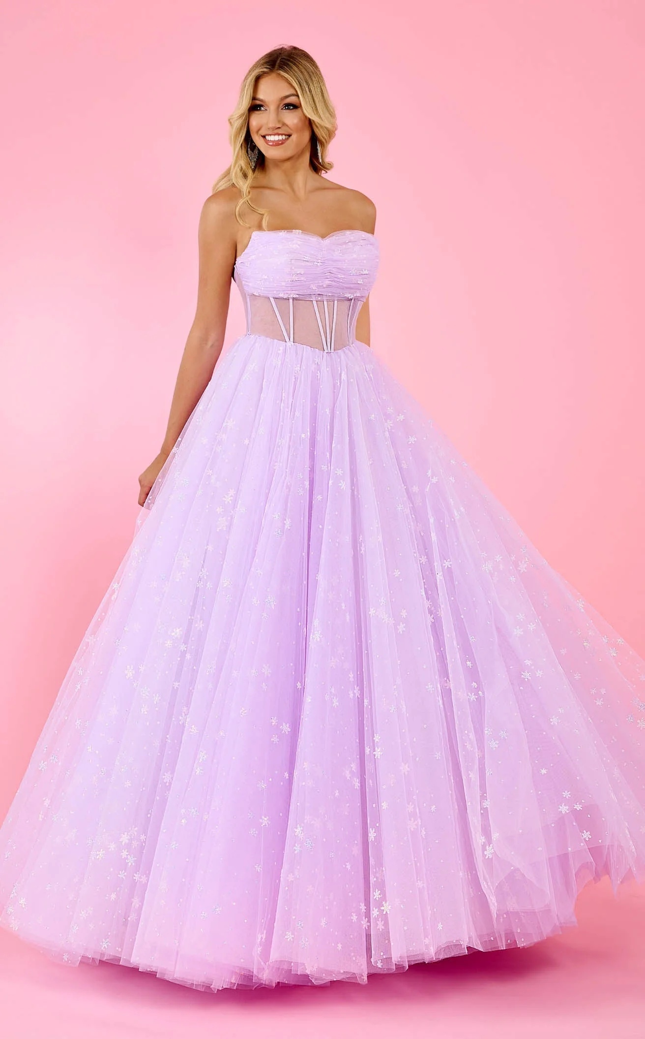 Rachel Allan 70661 Dress - Image 7