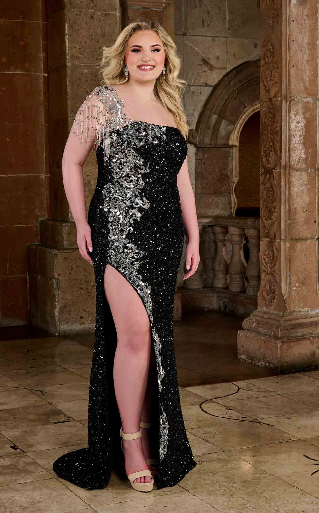 Rachel Allan 70674W Dress - Image 3