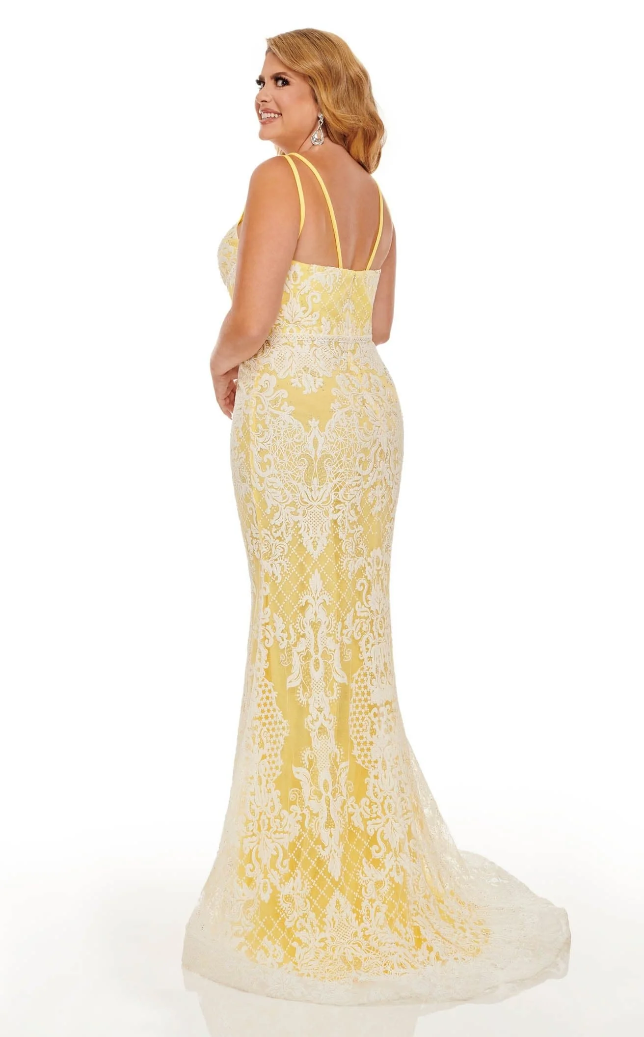 Rachel Allan 7105W Dress - Image 6