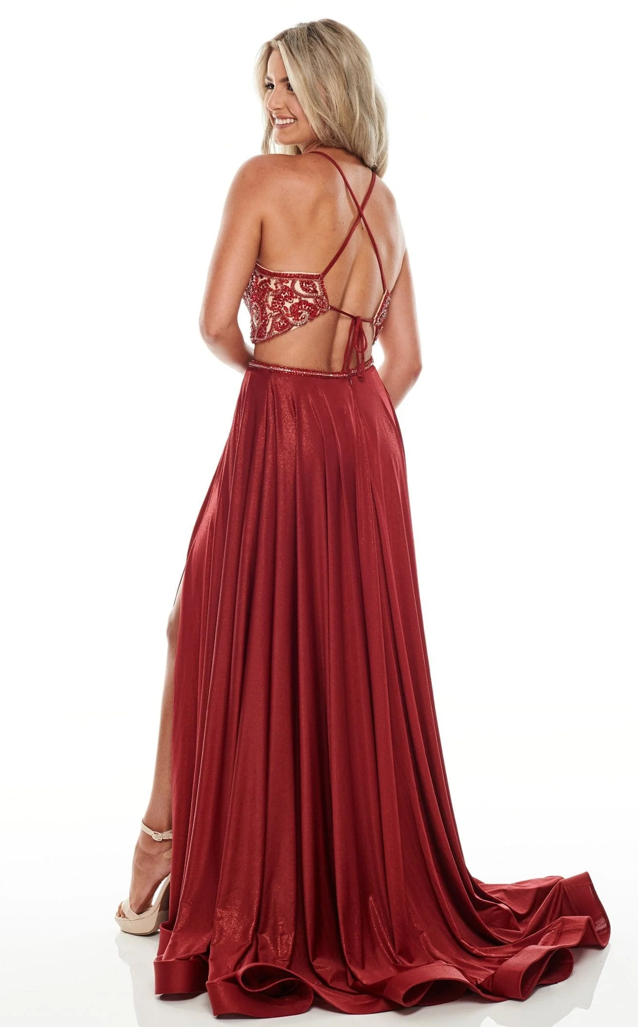 Rachel Allan 7209 Dress - Image 4
