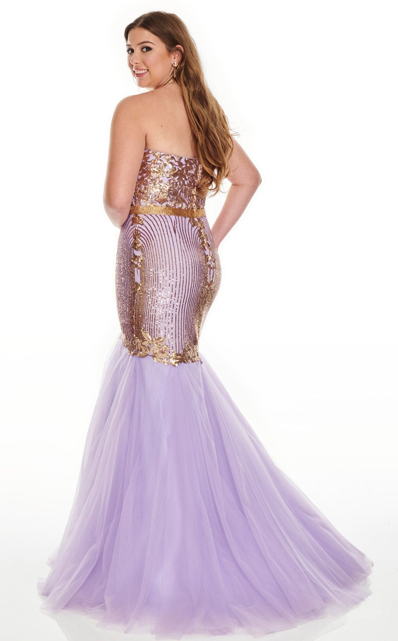 Rachel Allan 7240 Dress - Image 3