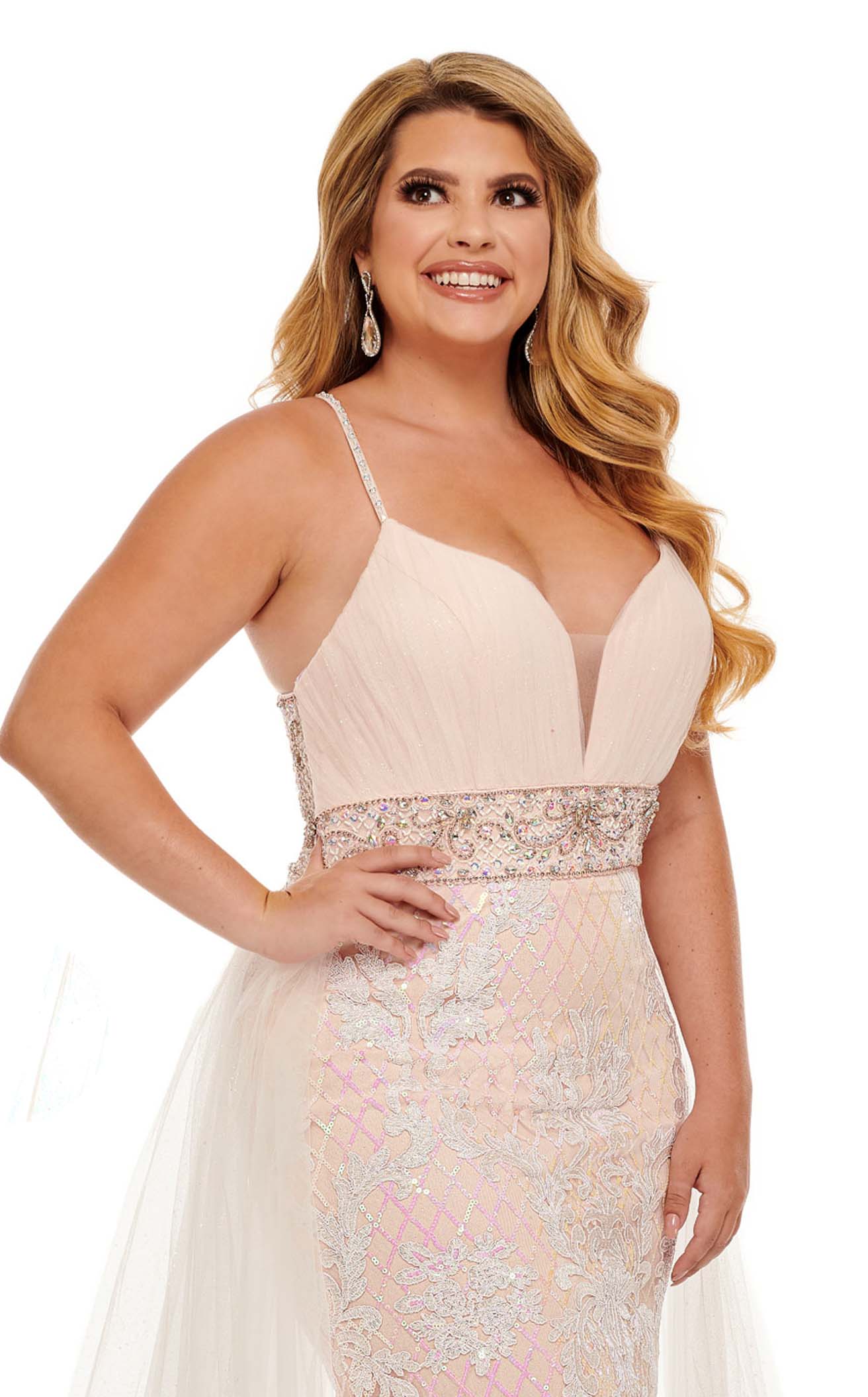 Rachel Allan Curves 70026W Dress - Image 6