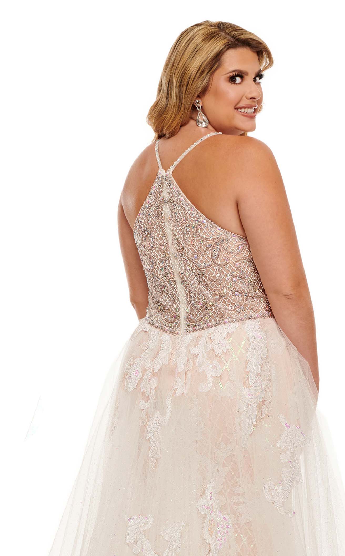 Rachel Allan Curves 70026W Dress - Image 8