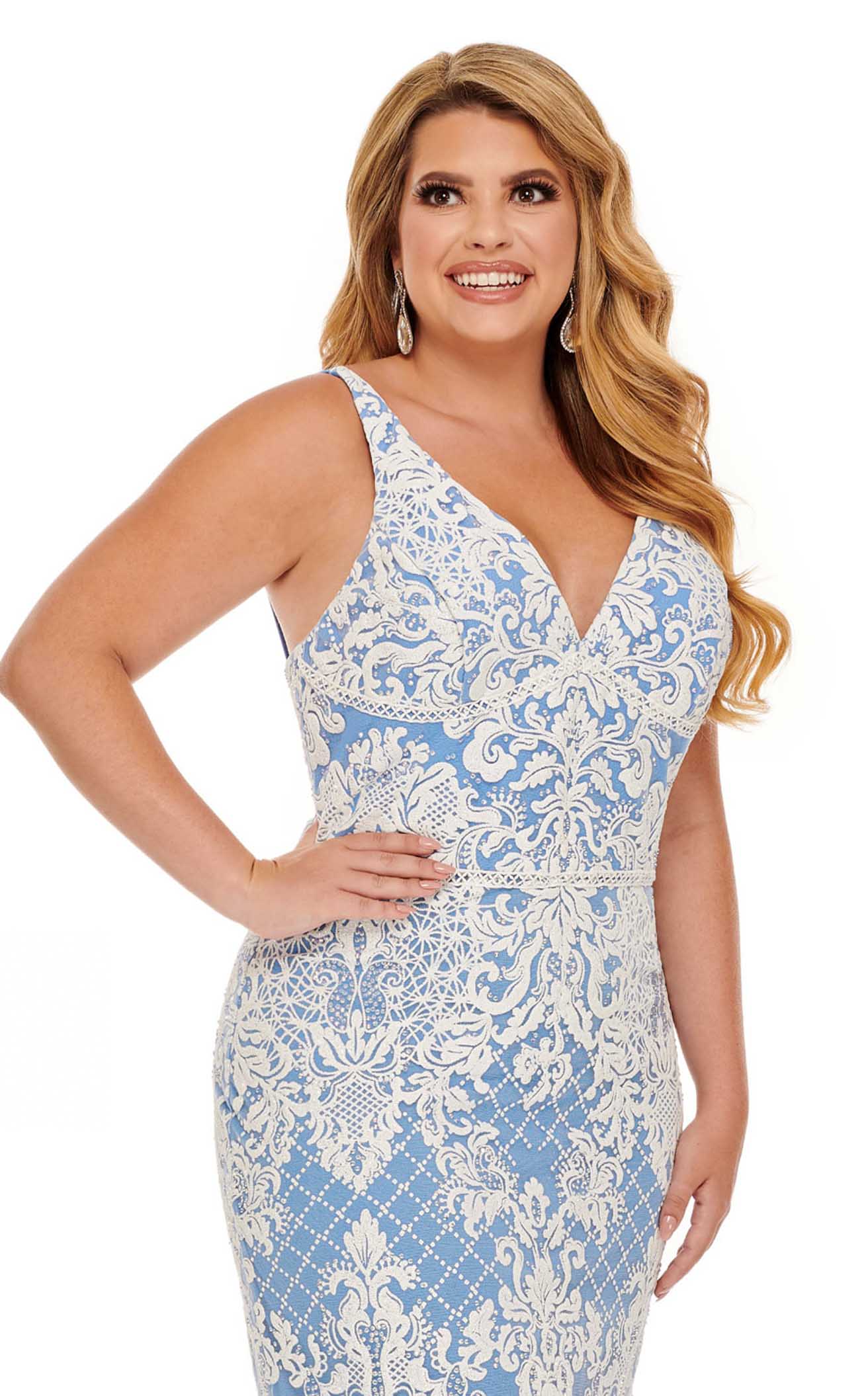 Rachel Allan Curves 7105W Dress - Image 8