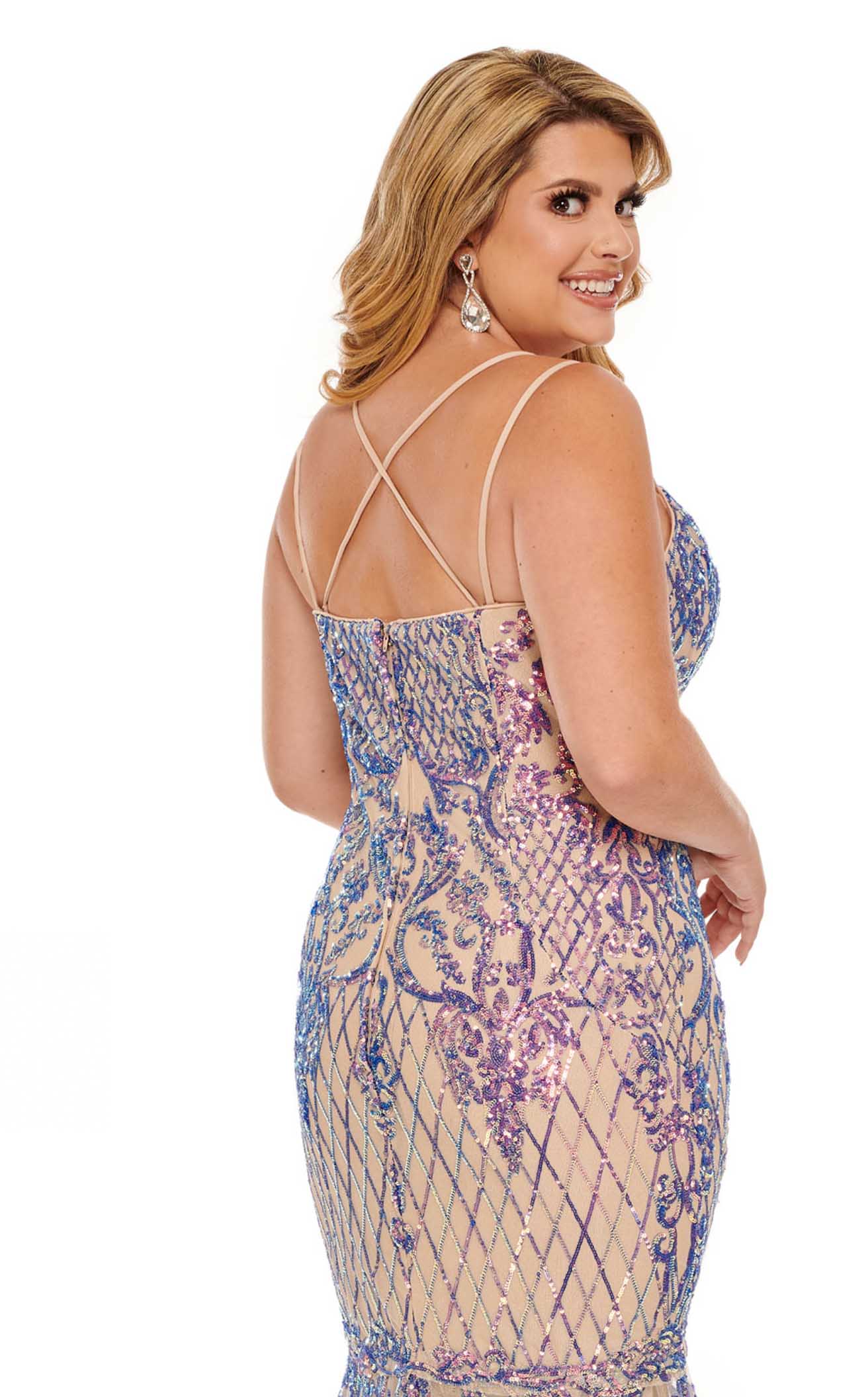 Rachel Allan Curves 7216 Dress - Image 4