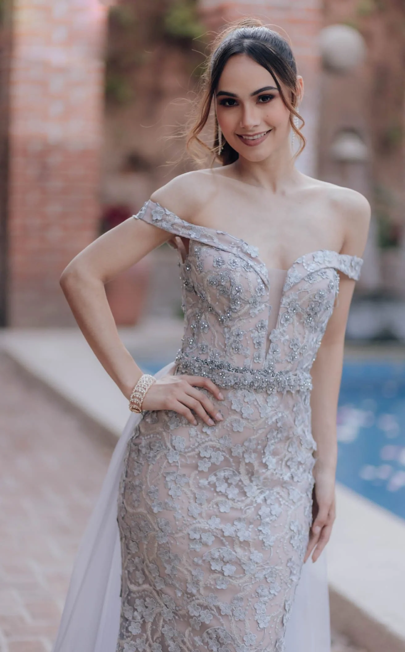 Terani 232GL1417 Dress - Image 2