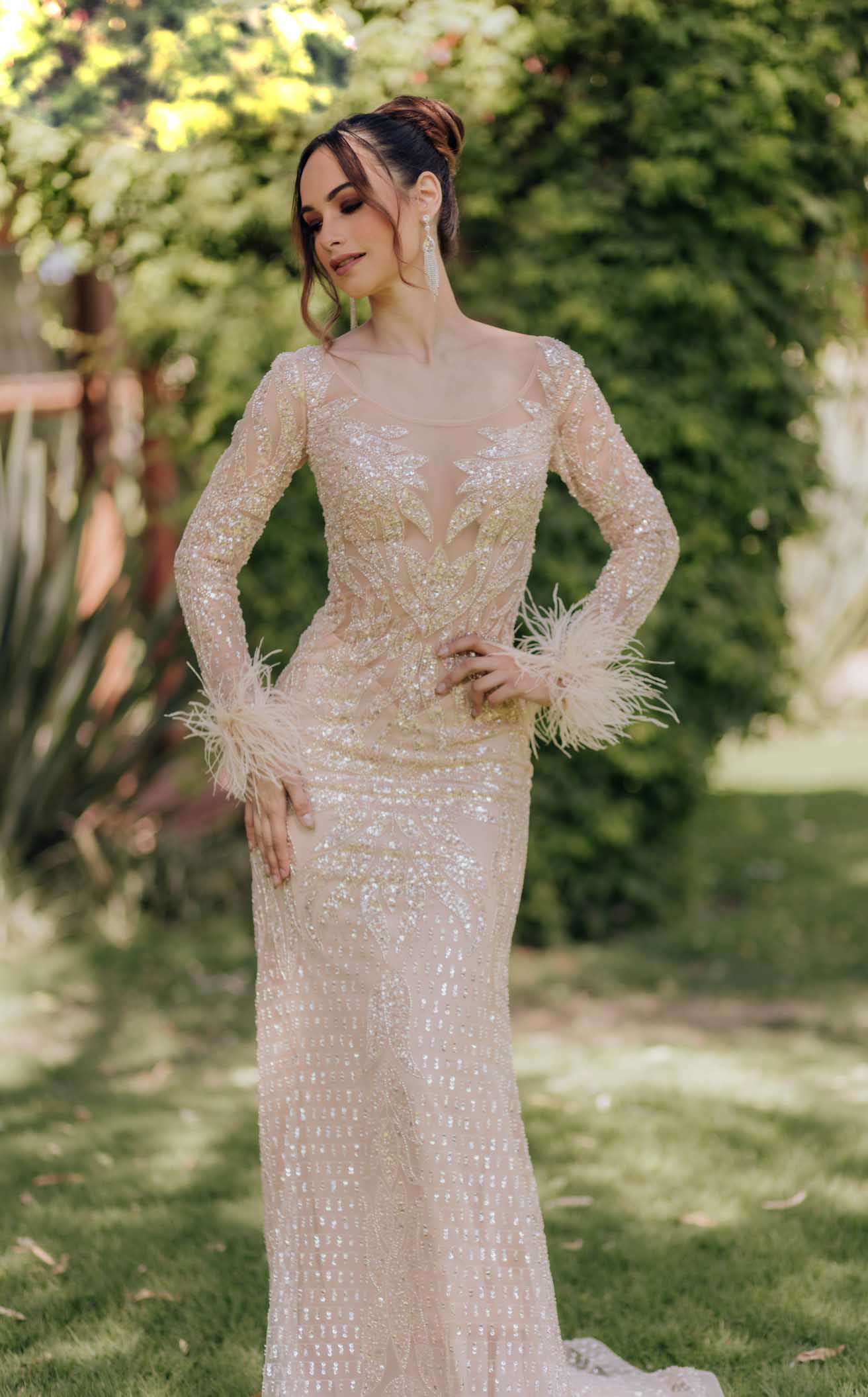 Terani 232GL1441 Dress - Image 4