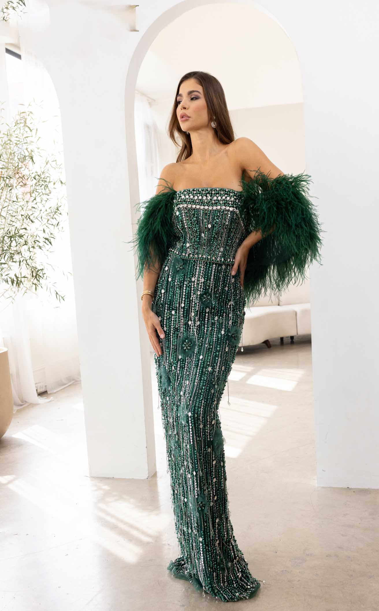 Terani 241GL2603 Dress - Image 2