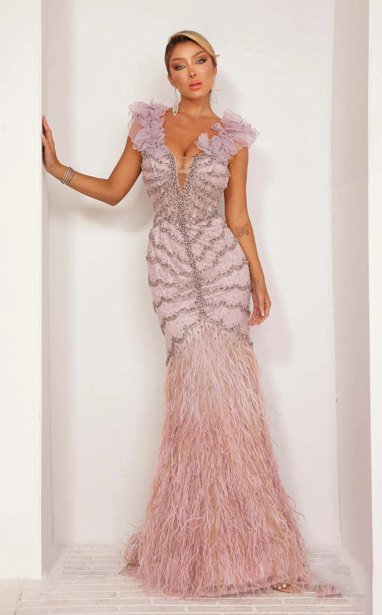 Terani 241GL2630 Dress - Image 2