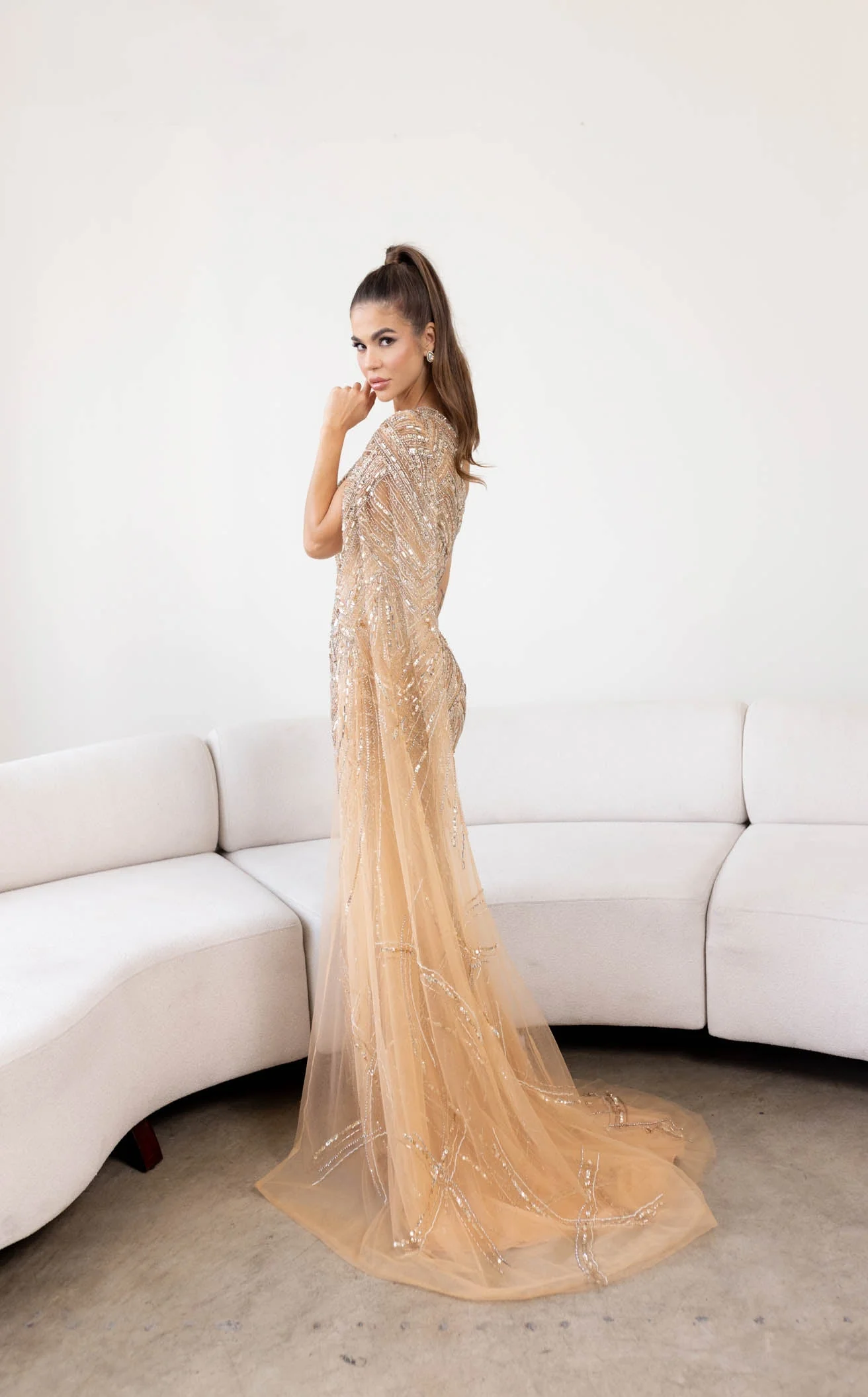 Terani 241GL2634 Dress - Image 5